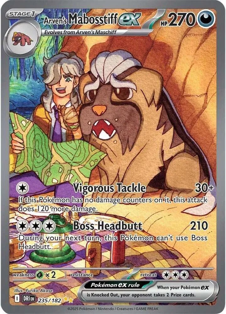 Arven's Mabosstiff ex - Destined Rivals - SIR 235/182 - English by MechaKai Collectibles on MYNTED