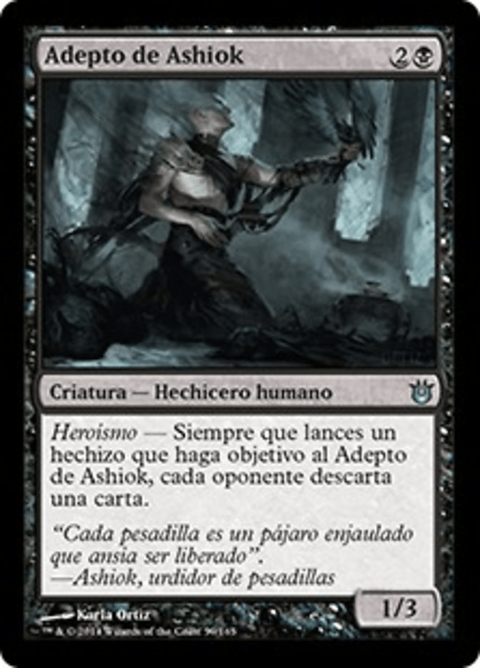 Ashiok's Adept - Spanish Version FOIL by Dante The Snake MTG on MYNTED