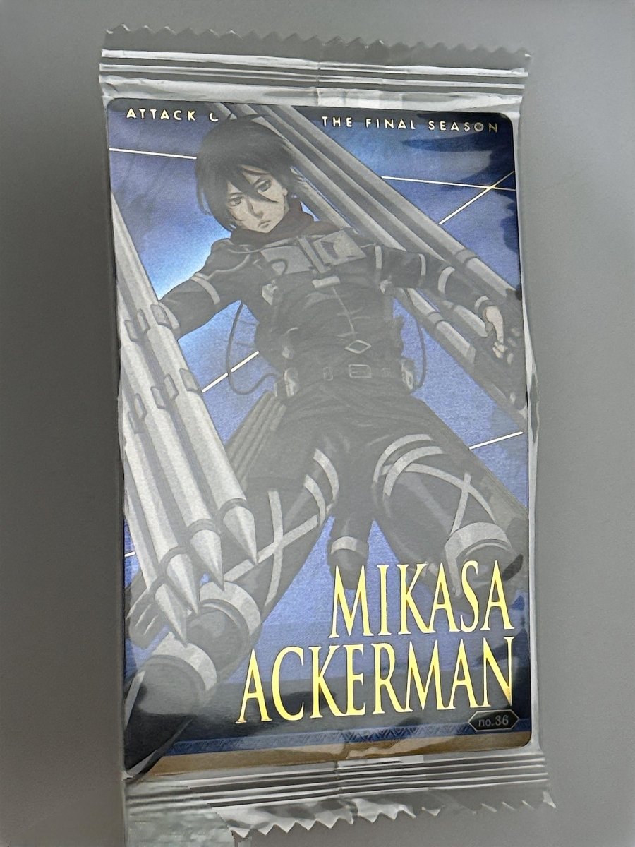 Attack on Titan (Shingeki no Kyojin) - Mikasa Ackerman - Secret Card (Sealed) by TCGDON on MYNTED