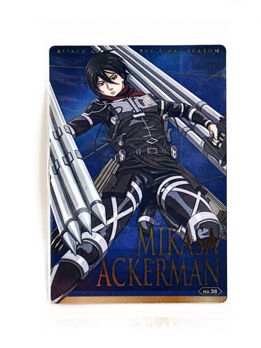 Attack on Titan (Shingeki no Kyojin) - Mikasa Ackerman - Secret Card (Sealed) by TCGDON on MYNTED