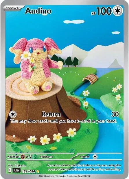 Audino - Black Bolt - IR 151/086 - English by MechaKai Collectibles on MYNTED