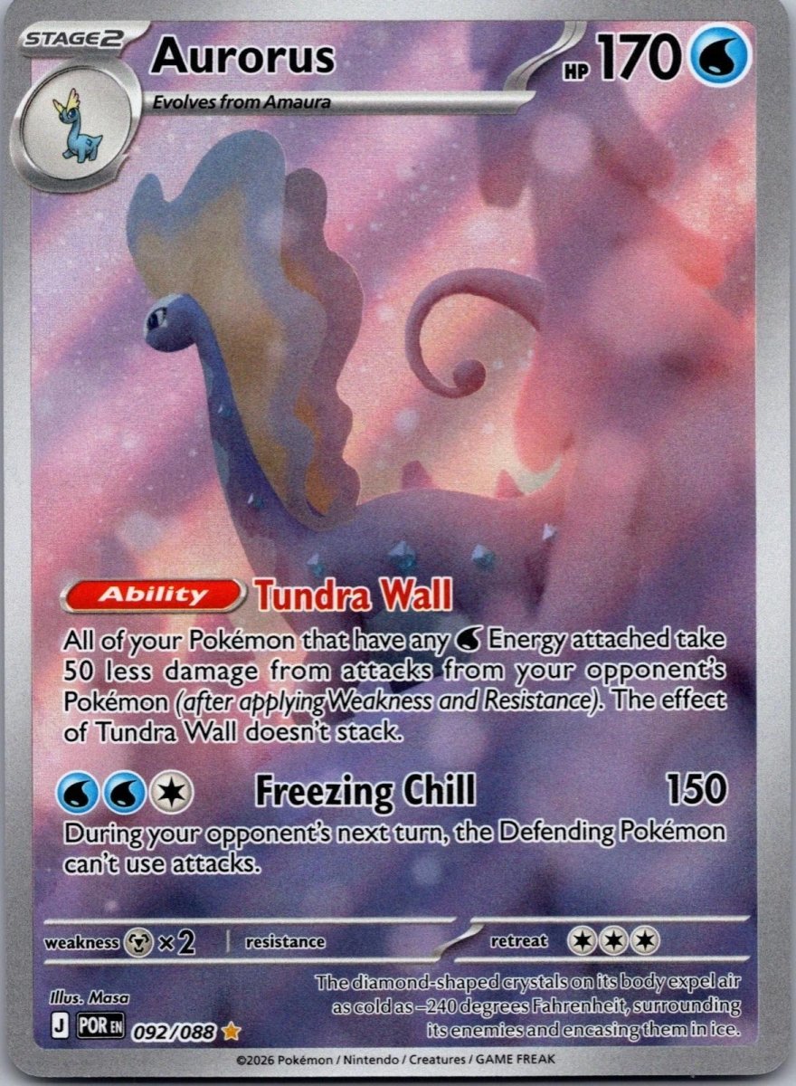 Aurorus 92 Pokemon Perfect Order by Shaibz TCG on MYNTED