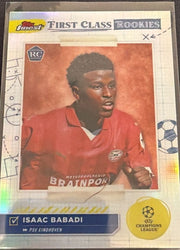 2023-24 Topps Finest UEFA Club Competitions Isaac Babadi #FR-8 First Class Rookies RC