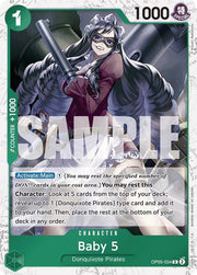 Baby 5 (OP05 - 034) (Jolly Roger Foil) Premium Booster R OP05 - 034 by Schmutzfink TCG on MYNTED