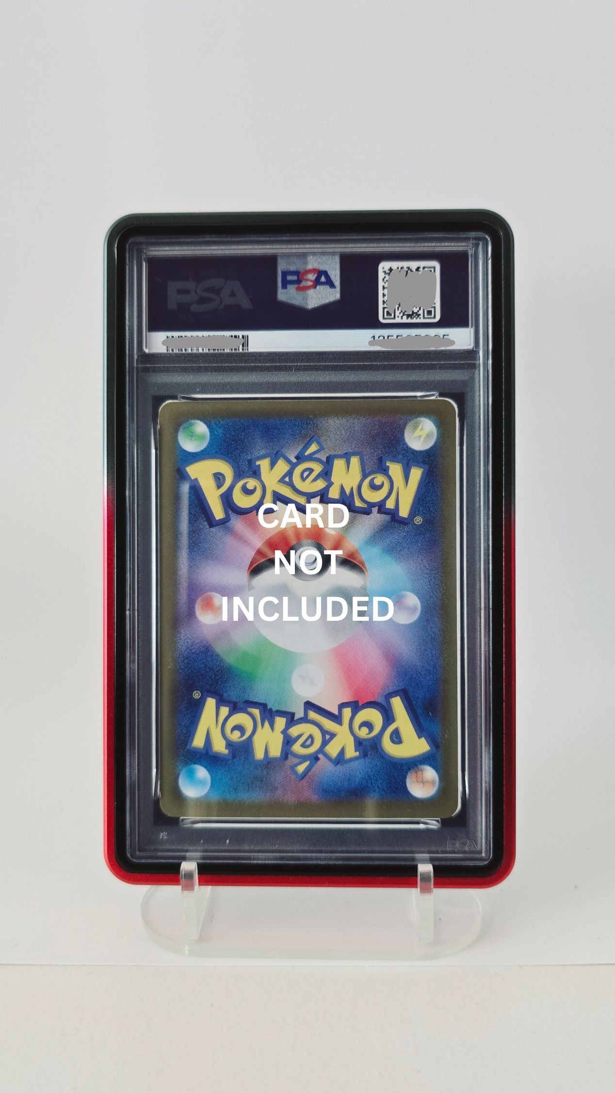 PSA Magnetic Case (Black & Red) (sealed) with Extended Artwork -  Mega Charizard Ex SIR 125/094 PF and SAR 110/080 IX