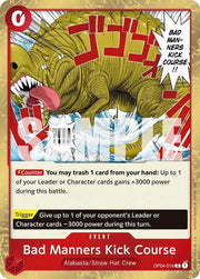 Bad Manners Kick Course (Reprint) Premium Booster -The Best- Vol. 2 R OP04-016 by Fabio’s Black Box on MYNTED
