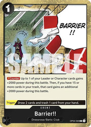 Barrier!! (Jolly Roger Foil) OP04-095 (Premium Booster) by Schmutzfink TCG on MYNTED