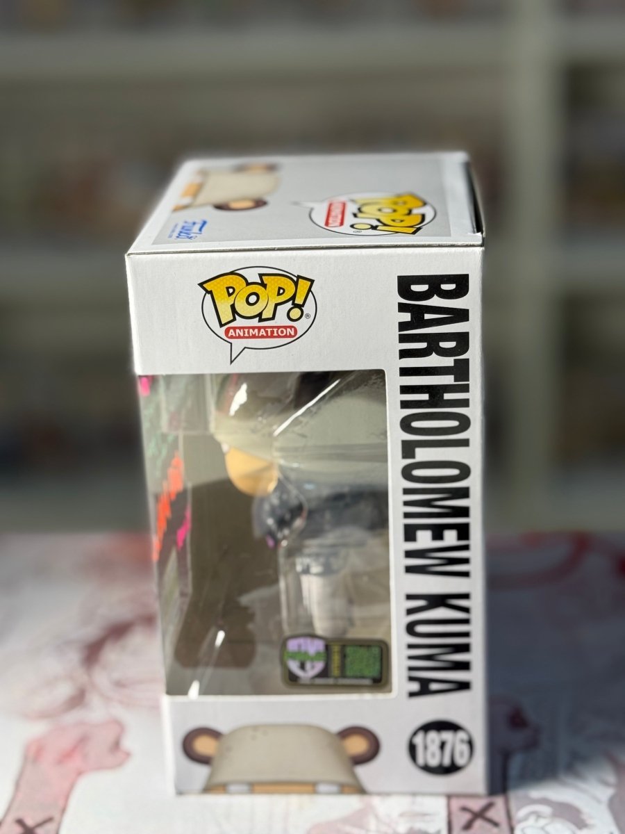Bartholomew Kuma signed by English Voice Actor , quoted and authenticated by Luffy Collects on MYNTED