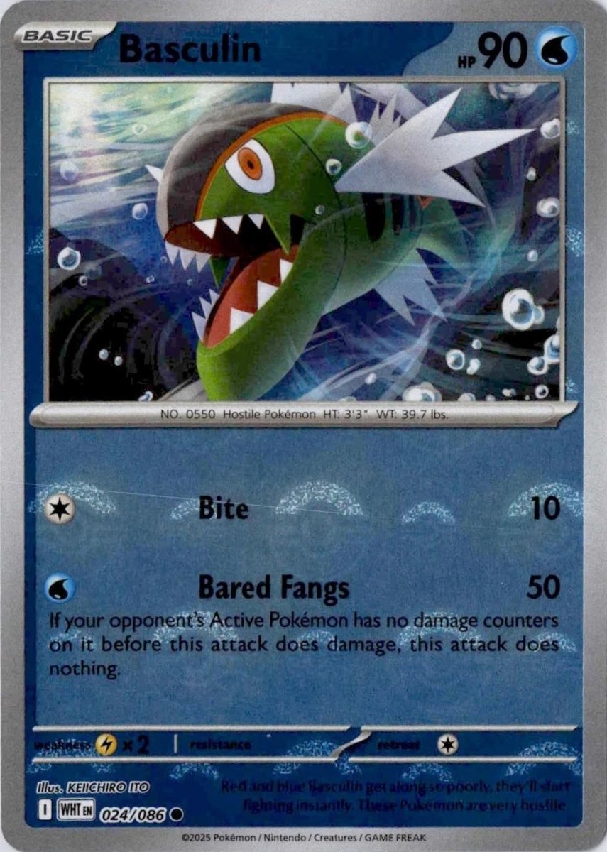 Basculin - 024/086 (Poke Ball Pattern) - SV: White Flare (WHT) by SAFAQATI on MYNTED