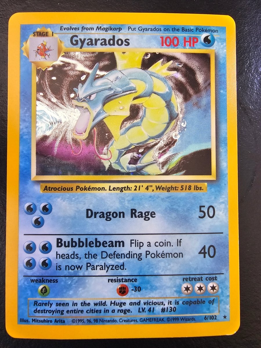 Base Set Gyarados 6 - MP by PlayVault on MYNTED
