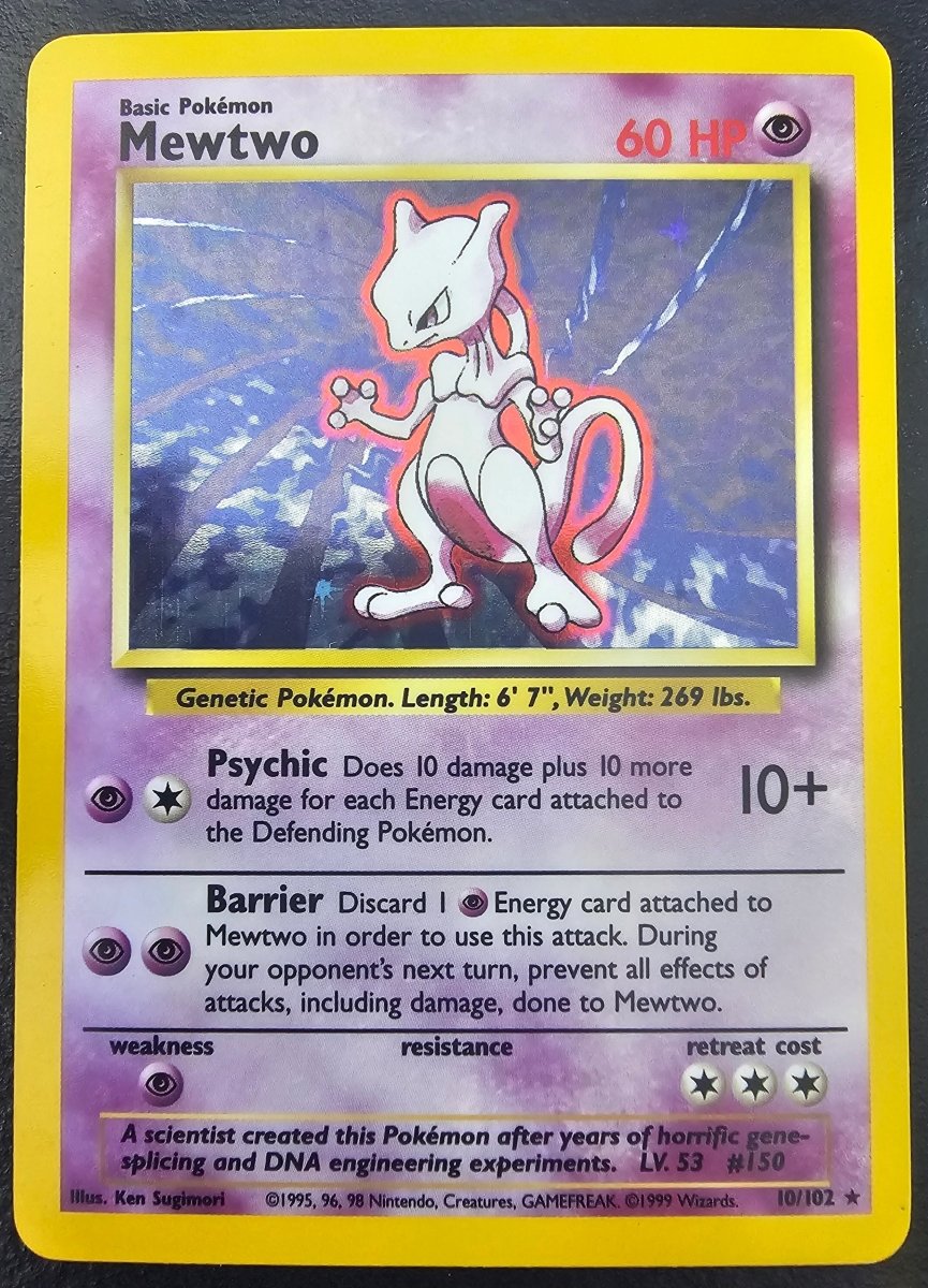 Base Set Unlimited Mew 10 - NM - LP by PlayVault on MYNTED