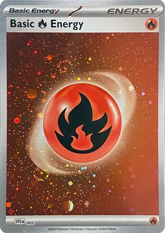 Basic Fire Energy (Cosmos Holo) SV: 151 Common • 002 Holofoil by Shark Pop Culture on MYNTED