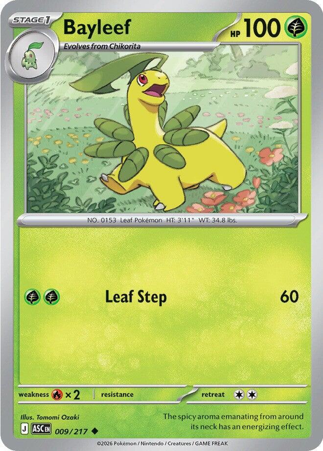 Bayleaf 009/217 - Ascended Heroes - Energy Symbol Pattern by Light Collectibles on MYNTED