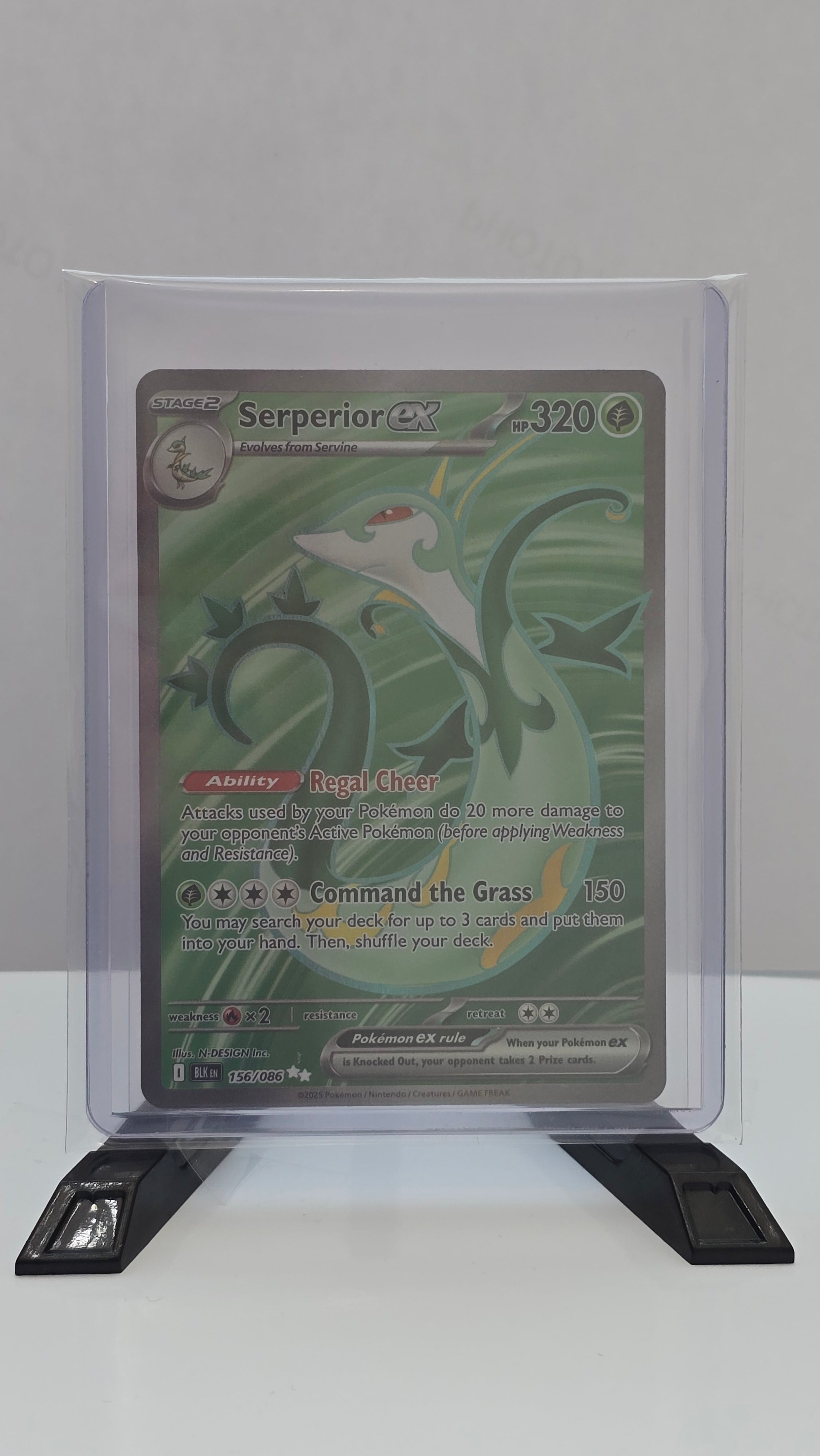 Serperior ex - Black Bolt - Ultra Rare 156/086 - English