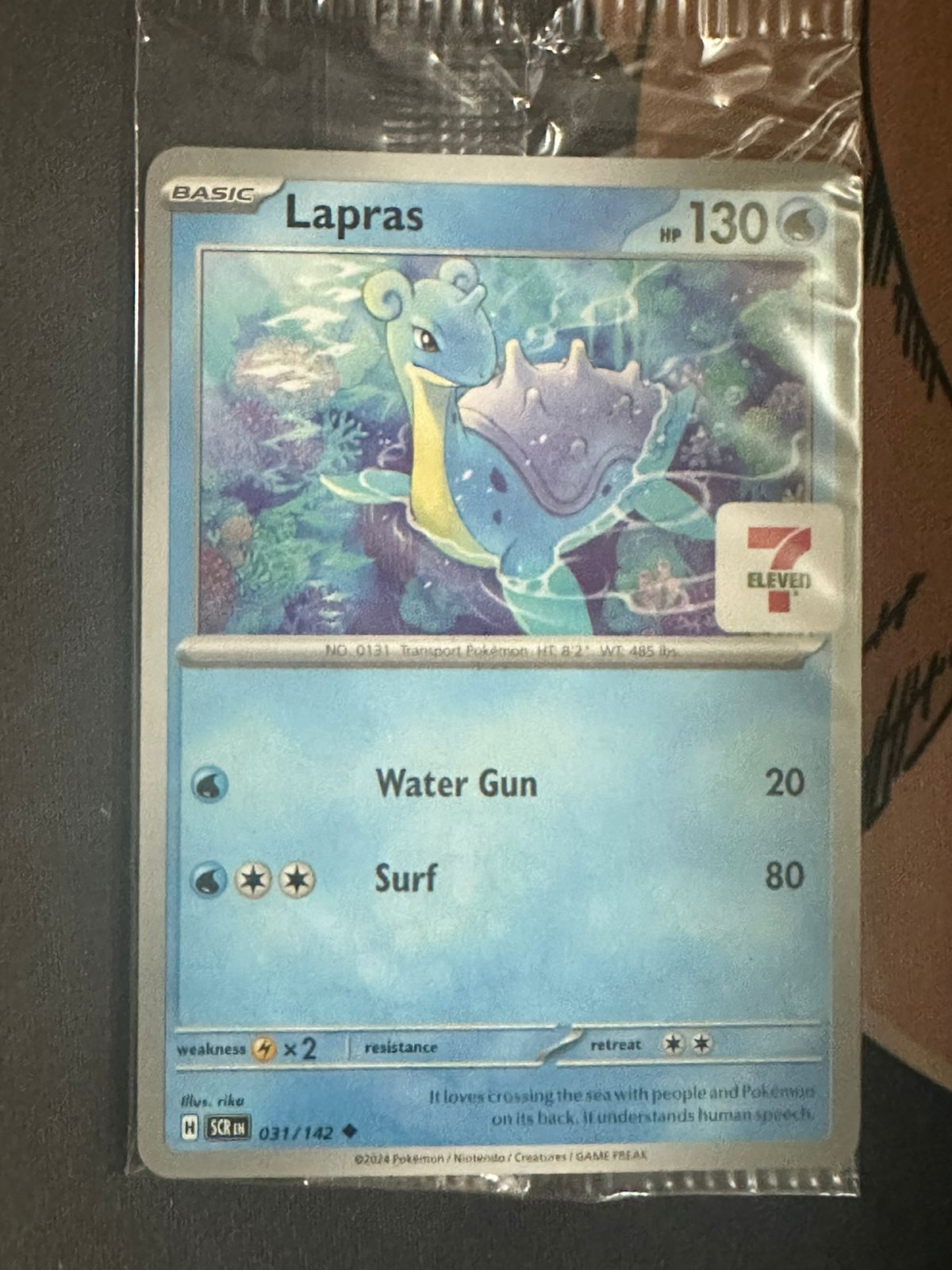 Lapras (7-Eleven Promo) Miscellaneous Cards & Products Uncommon 031/142