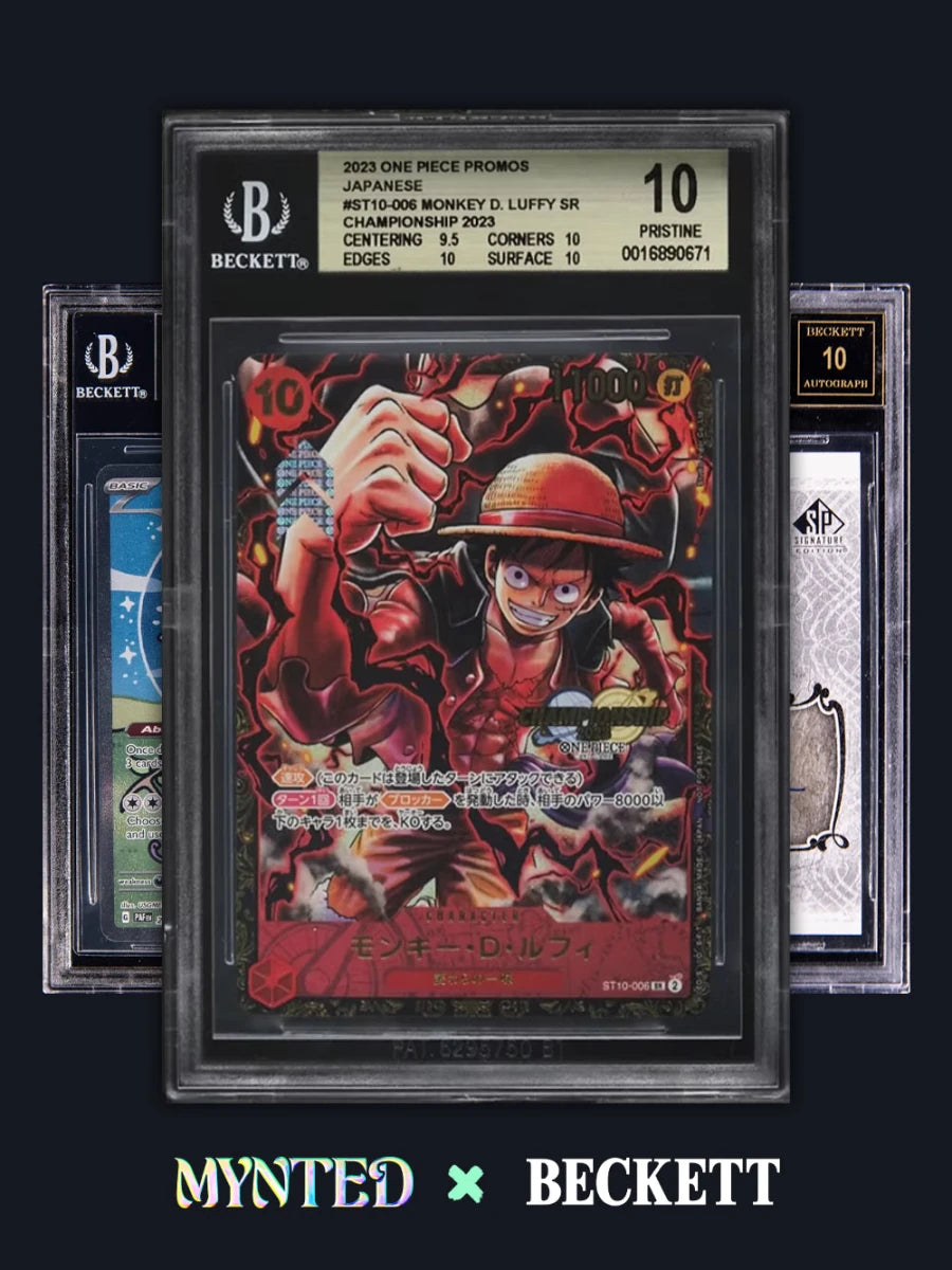 Official BGS Gold Label graded Pokémon and One Piece cards. Secure grading submissions in the UAE.