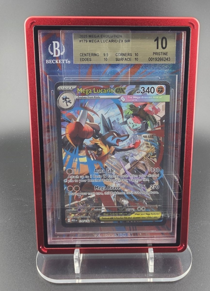 BECKETT PRISTINE 10 | Mega Lucario ex SIR | 179/132 by Gem Mint Unc on MYNTED
