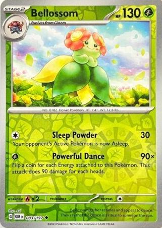 Bellossom [Reverse Holo] 3 Pokemon Obsidian Flames by Moe‘s Vault on MYNTED