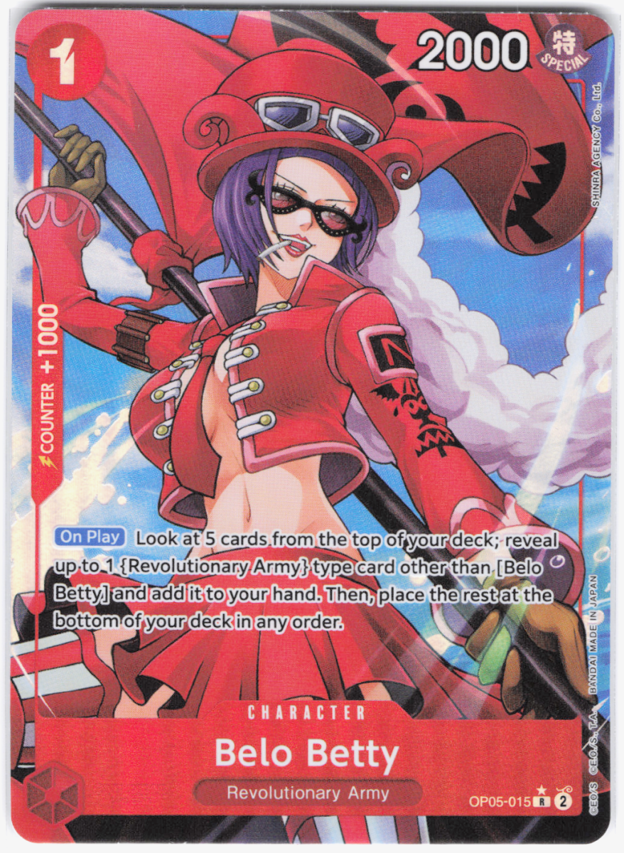 Belo Betty (Alternate Art) Premium Booster R OP05 - 015 by Schmutzfink TCG on MYNTED
