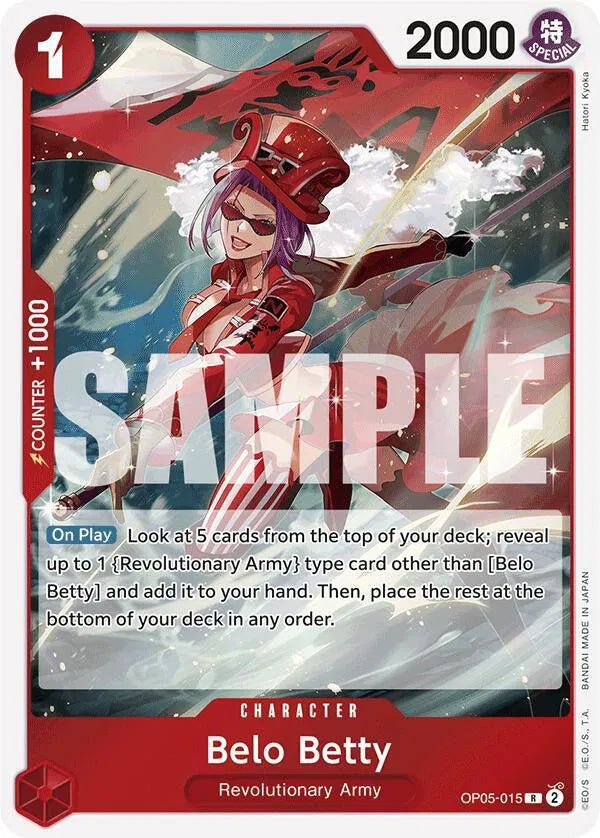 Belo Betty (OP05 - 015) (Reprint) Premium Booster R OP05 - 015 by Schmutzfink TCG on MYNTED