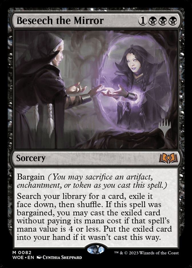 Beseech the Mirror (JAPANESE PROMO PACK FOIL) by Dante The Snake MTG on MYNTED