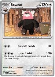 Bewear 112/132 Common | Mega Evolution by Worth the XP on MYNTED
