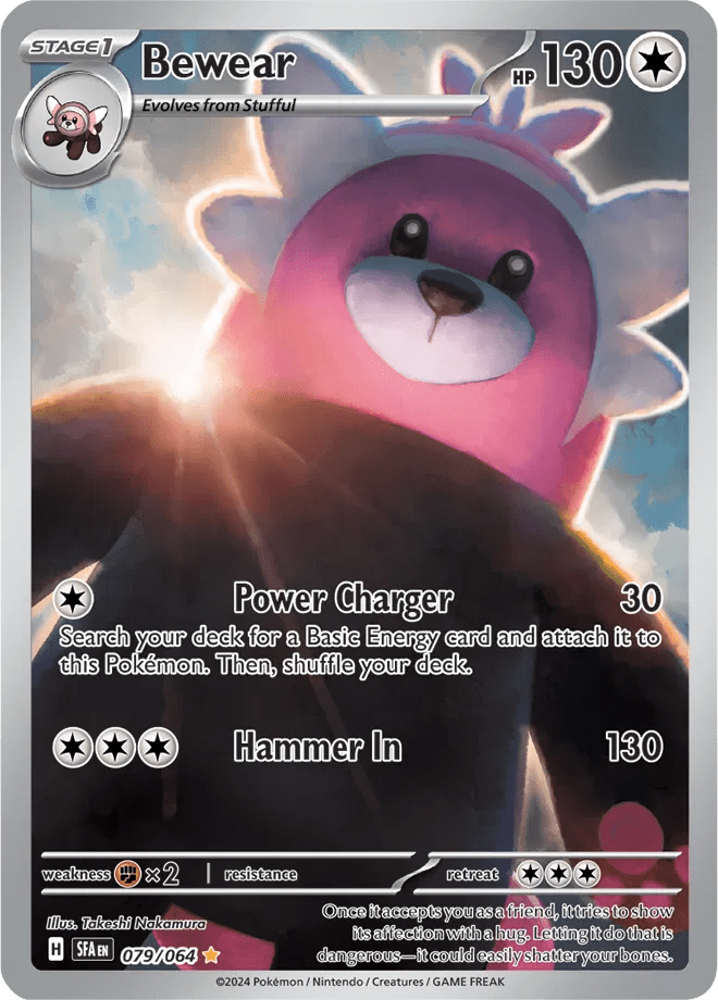 Bewear Shrouded Fable Illustration Rare 079/064 by Schmutzfink TCG on MYNTED