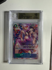 BGS 10 Boa Hancock (Parallel) (JP) Romance Dawn SR OP01-078 by Schmutzfink TCG on MYNTED