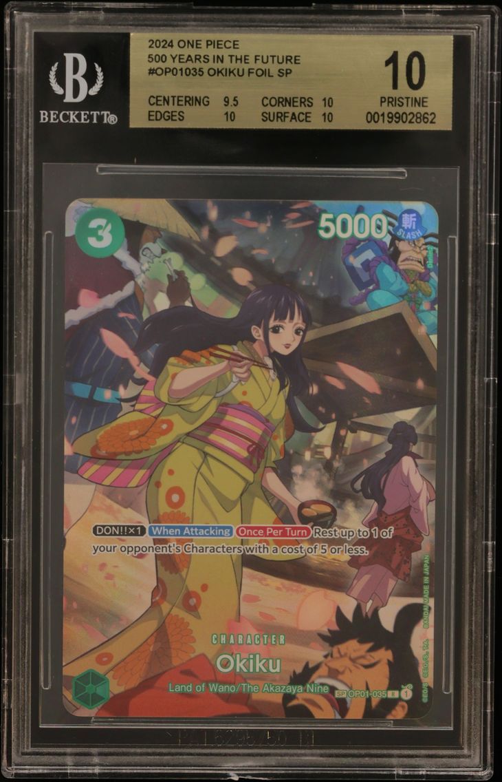 BGS 10 - One Piece - Okiku - SP - OP07 by TCGDON on MYNTED