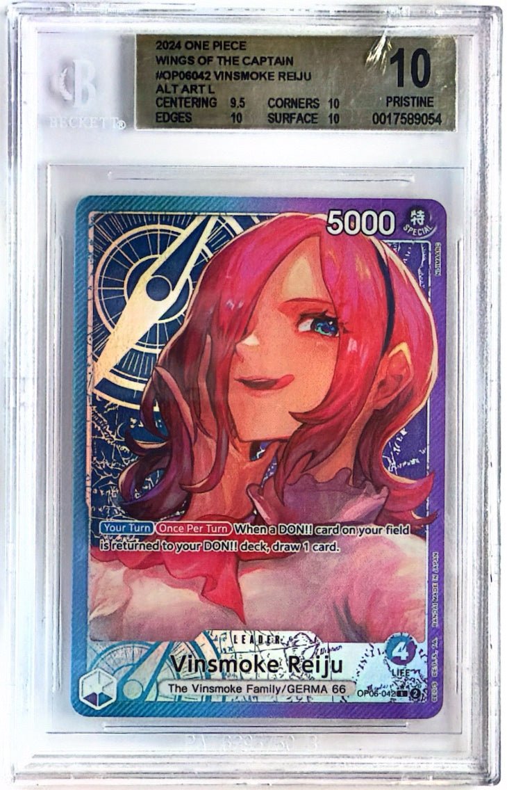 BGS 10 - One Piece - Vinsmoke Reiju - Alt Art Leader - OP06 by TCGDON on MYNTED