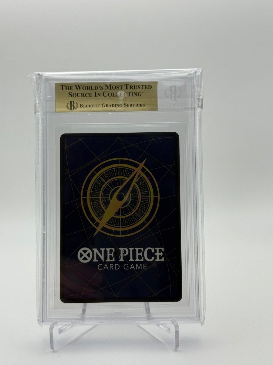 BGS 10 (Pristine) One Piece Monkey D. Luffy Store Champ. Trophy Card P001 by Schmutzfink TCG on MYNTED