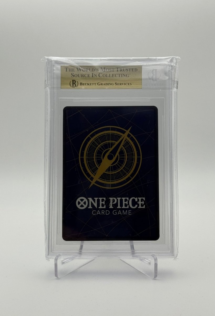 BGS 10 (Pristine) One Piece Monkey D. Luffy Store Champ. Trophy Card P001 (Seq. with 0016575036) by Schmutzfink TCG on MYNTED