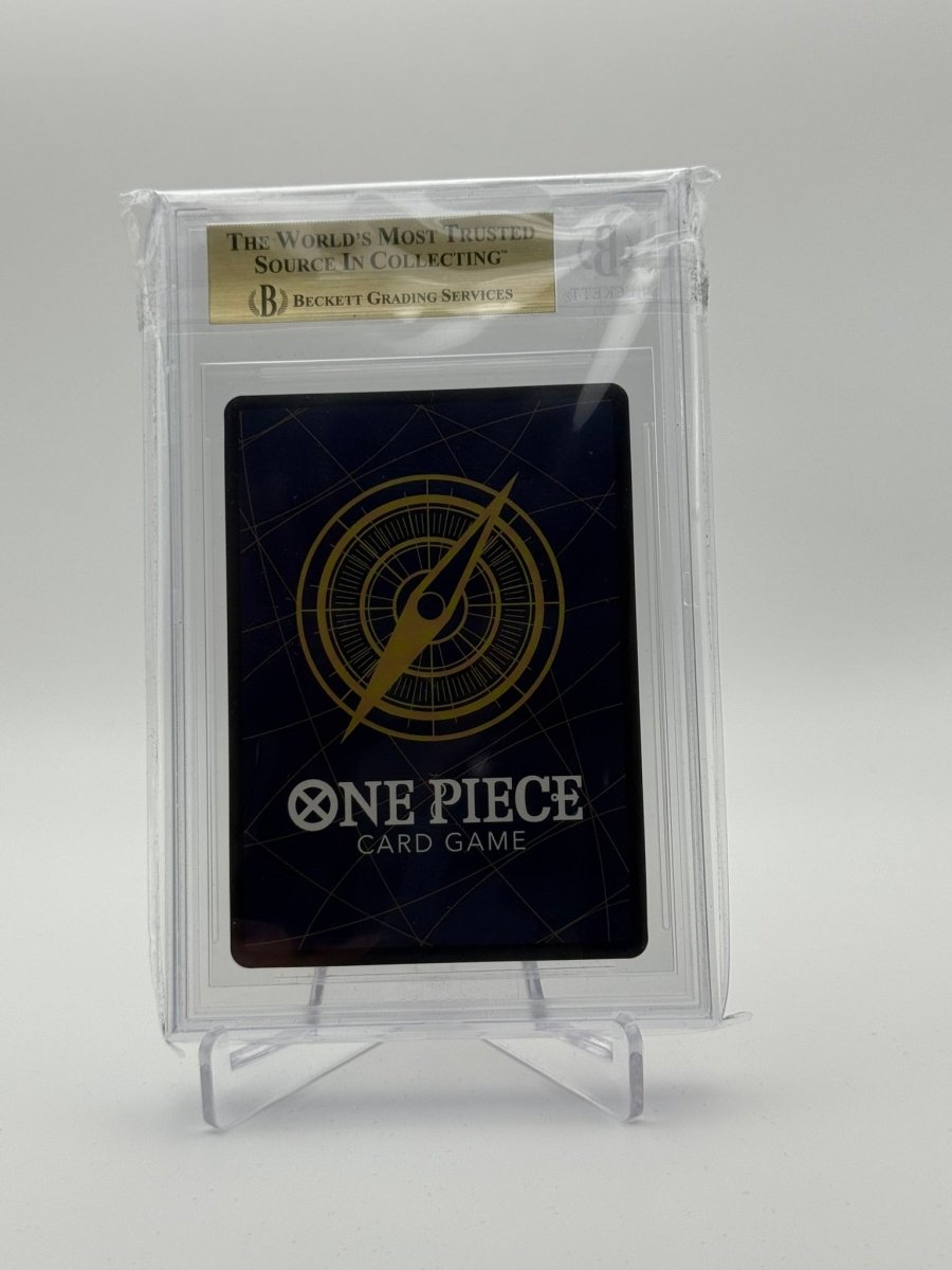BGS 10 (Pristine) One Piece Monkey D. Luffy Store Champ. Trophy Card P001 (Seq. with 0016575045) by Schmutzfink TCG on MYNTED
