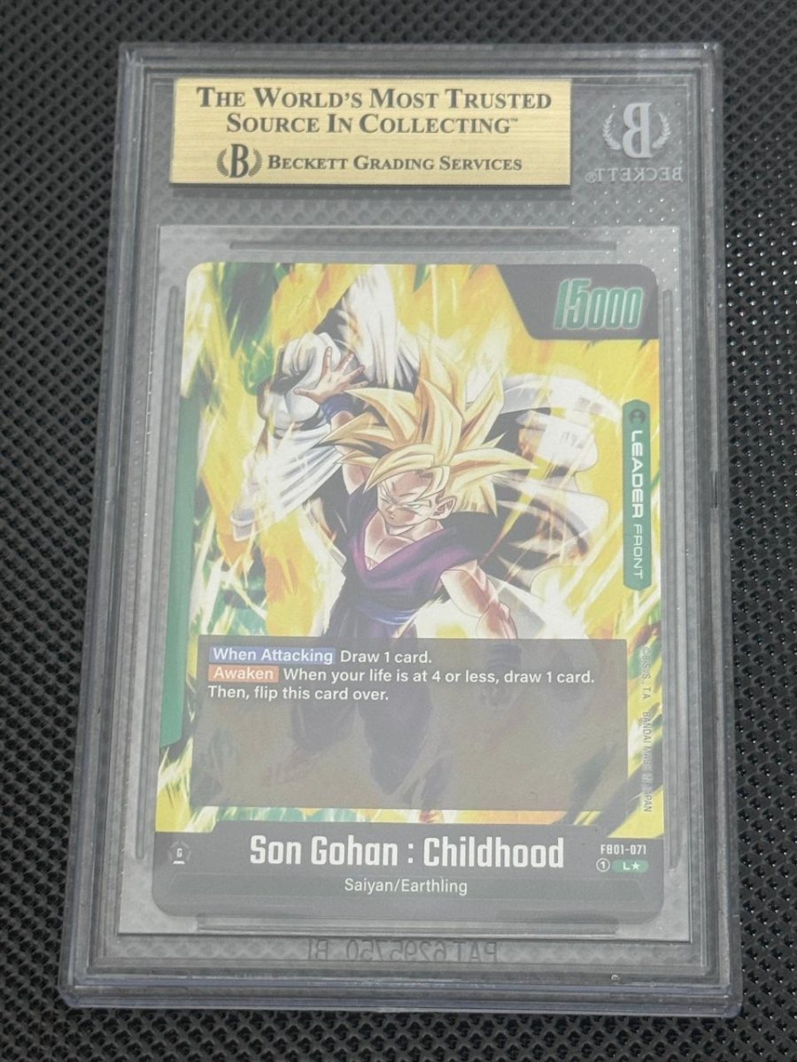 BGS 9.5 GEM MINT - Son Gohan : Childhood // Son Gohan : Childhood ALT ART L - FB01 - 071 by TBD TCG on MYNTED