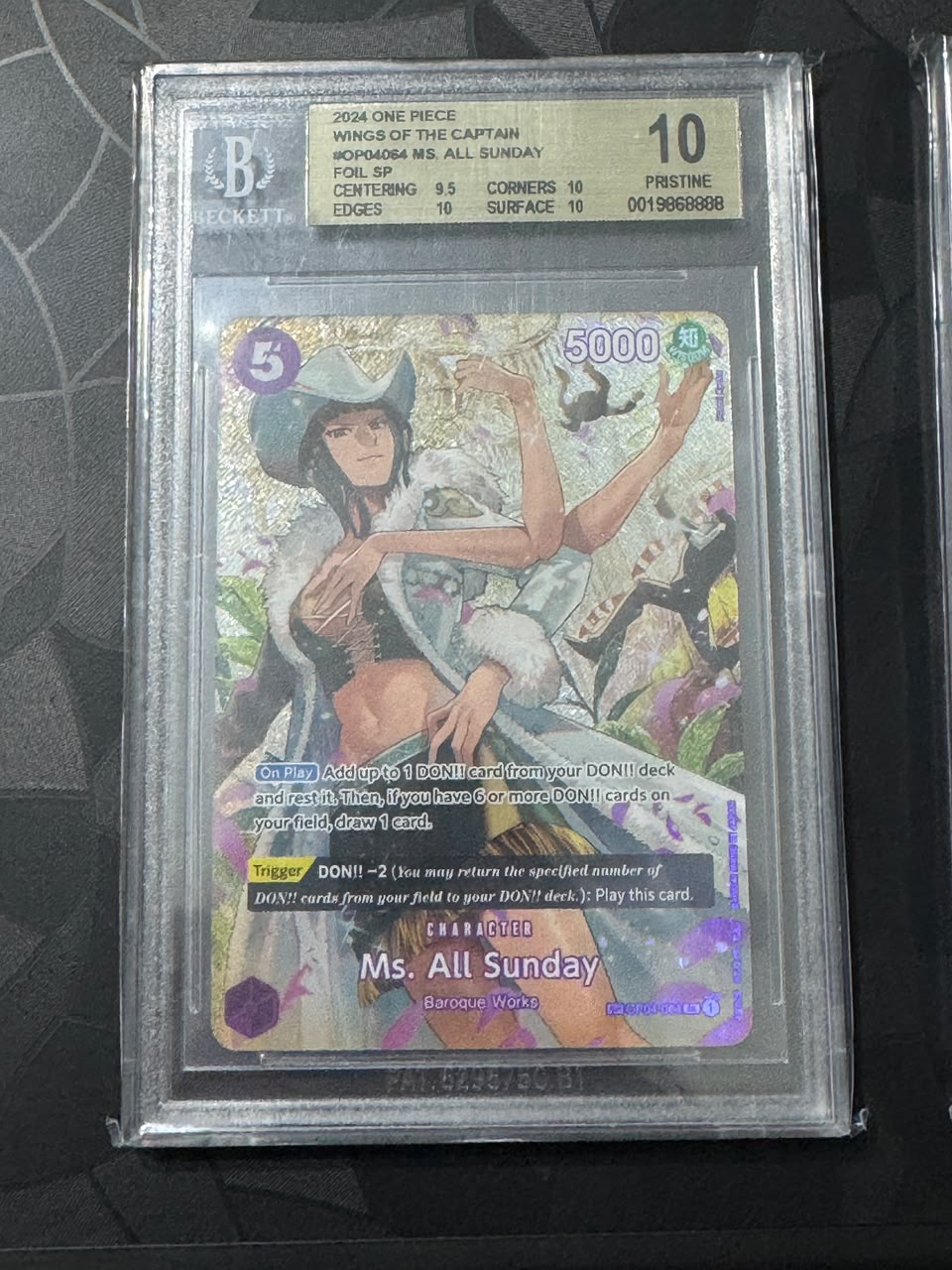 BGS 10 Pristine - Ms All Sunday SP - OP04-064