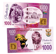 Big African Five Series - Lion 1000 Rands UNCB banknote by UNCB on MYNTED