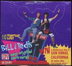 Bill & Ted's Most Atypical Movie Trading Cards 1991 Pro Set sealed 36ct Box by RetroForLess on MYNTED