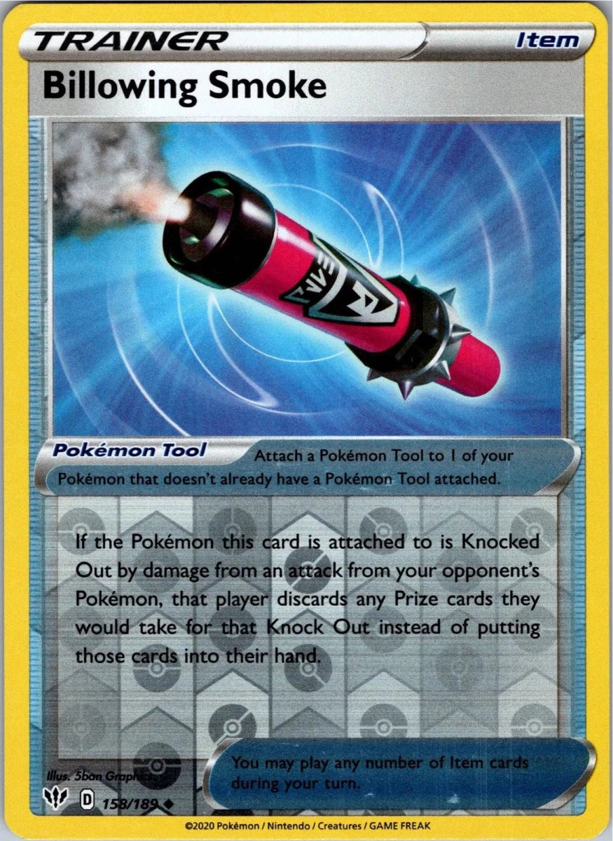 Billowing Smoke [Reverse Holo] 158 Pokemon Darkness Ablaze by Moe‘s Vault on MYNTED
