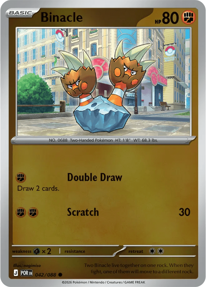 Binacle 042 Rev Holo - Perfect Order by PokéPW on MYNTED