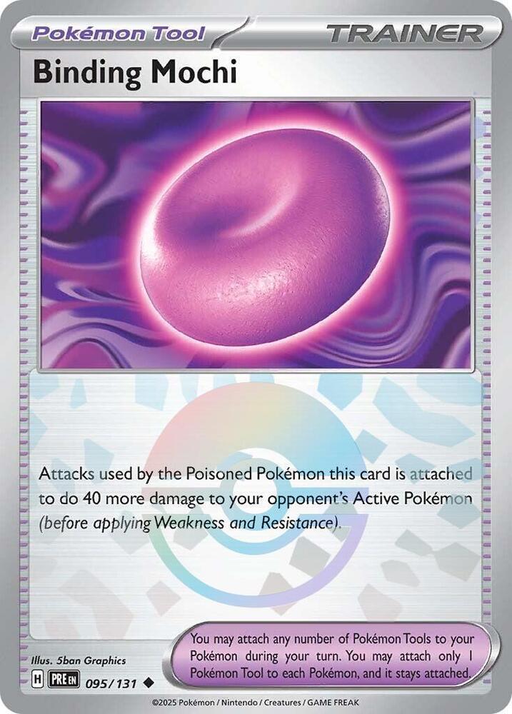 Binding Mochi - 095/131 (Poke Ball Pattern) - SV: Prismatic Evolutions (PRE) by SAFAQATI on MYNTED