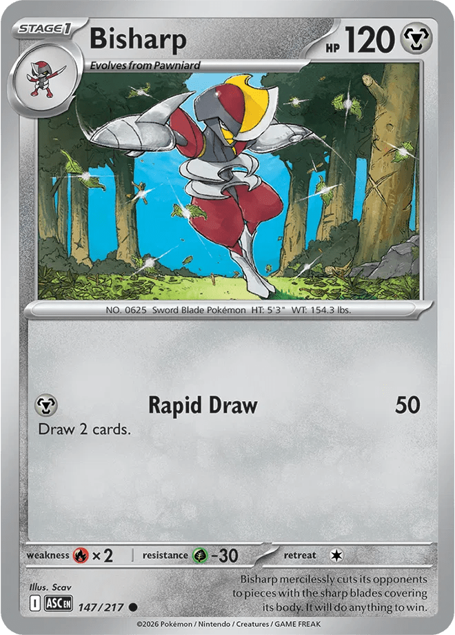 Bisharp 147/217 (Ascended Heroes) by Collectorbull on MYNTED