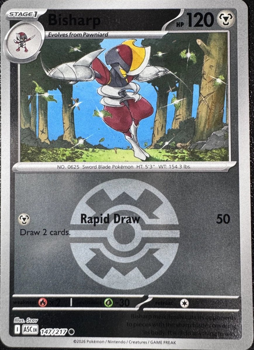 Bisharp - 147/217 (Quick Ball) - ME: Ascended Heroes (ASC) by SAFAQATI on MYNTED