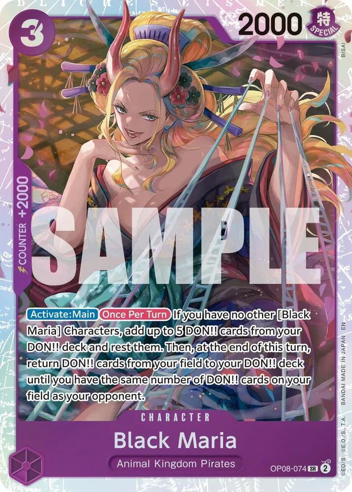 Black Maria (Reprint) Premium Booster -The Best- Vol. 2 SR OP08-074 by Fabio’s Black Box on MYNTED