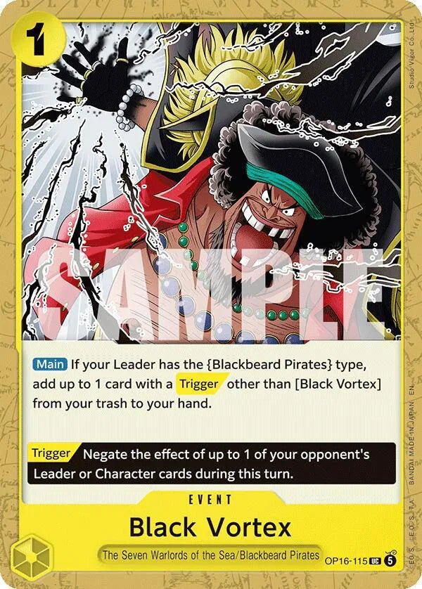 Black Vortex OP16-115 (The Time of Battle) by Lmerj Collects on MYNTED