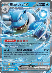 Blastoise ex - 009/165 - SV: Scarlet & Violet 151 (MEW) by P0kellector on MYNTED