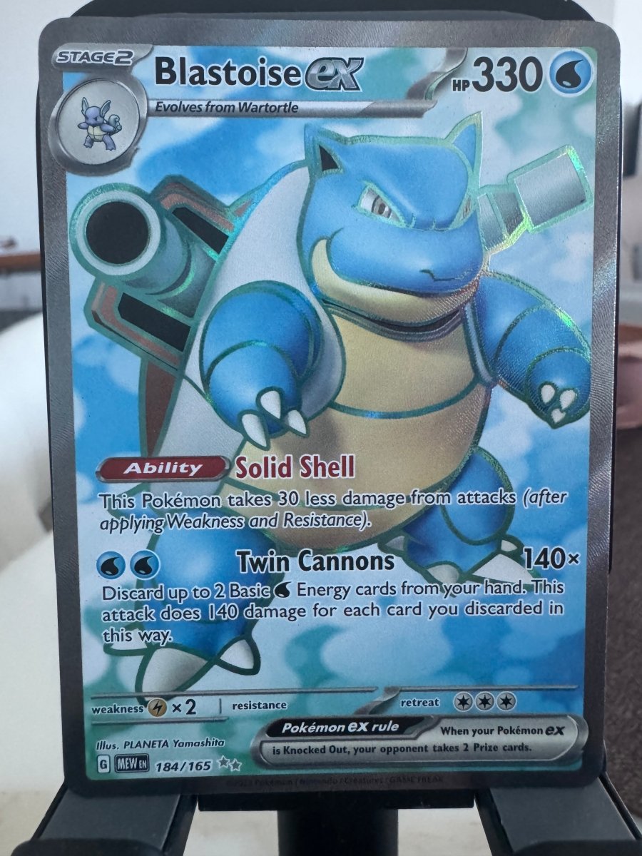 Blastoise EX - 184/165 by The Archive Stop on MYNTED