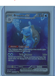 Blastoise EX 200/165 - 151 - Special Illustration Rare by Light Collectibles on MYNTED