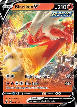 Blaziken V Chilling Reign 020/198 by ISB Collector on MYNTED