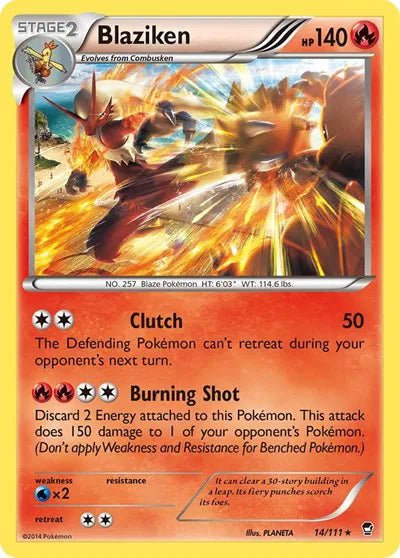 Blaziken - XY - Furious Fists (FFI by P0kellector on MYNTED