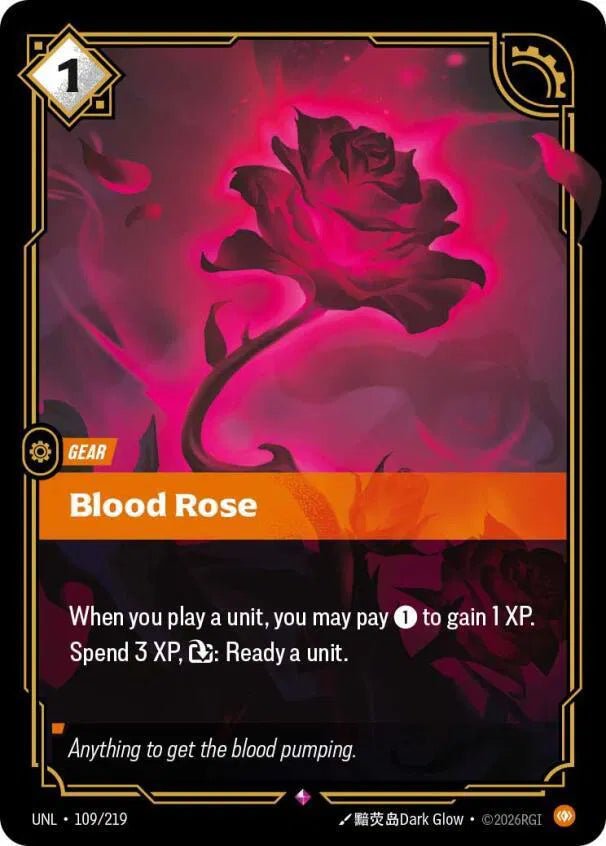 Blood Rose 109/219 (Unleashed) by GDR TCG on MYNTED
